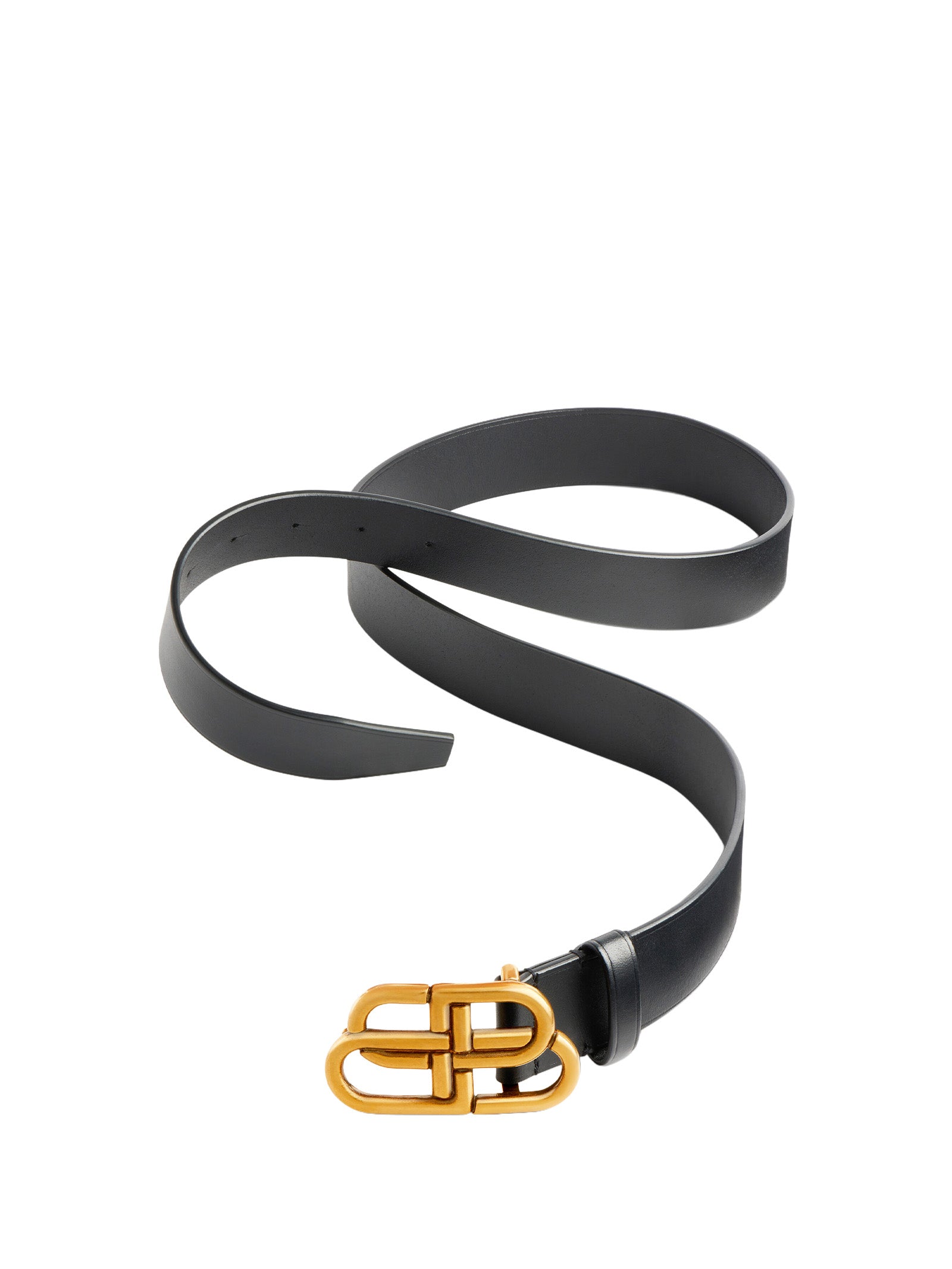 Balenciaga Belts Black Calf Leather