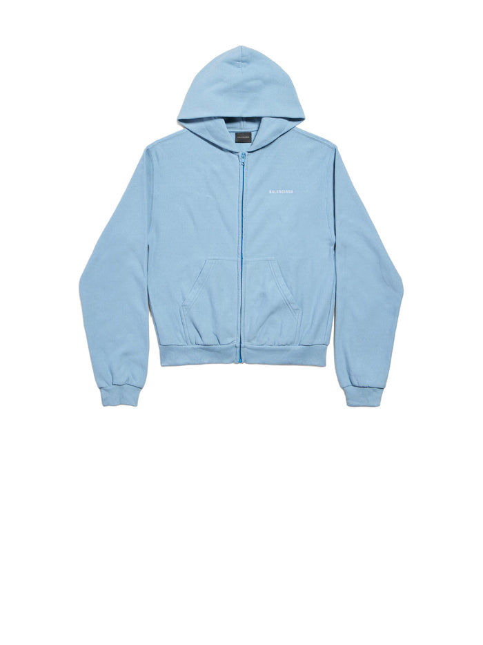 Balenciaga Sweaters Blue Cotton