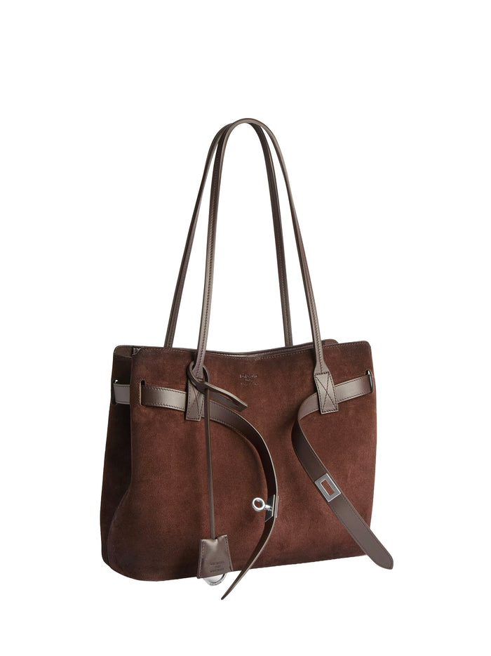 Balenciaga Bags Light Espresso Calf Leather