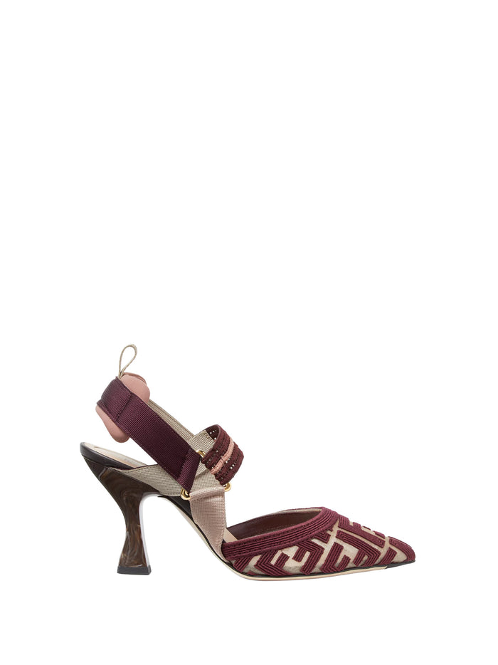 Fendi With Heel Nudo Plum Pa+interno:pa