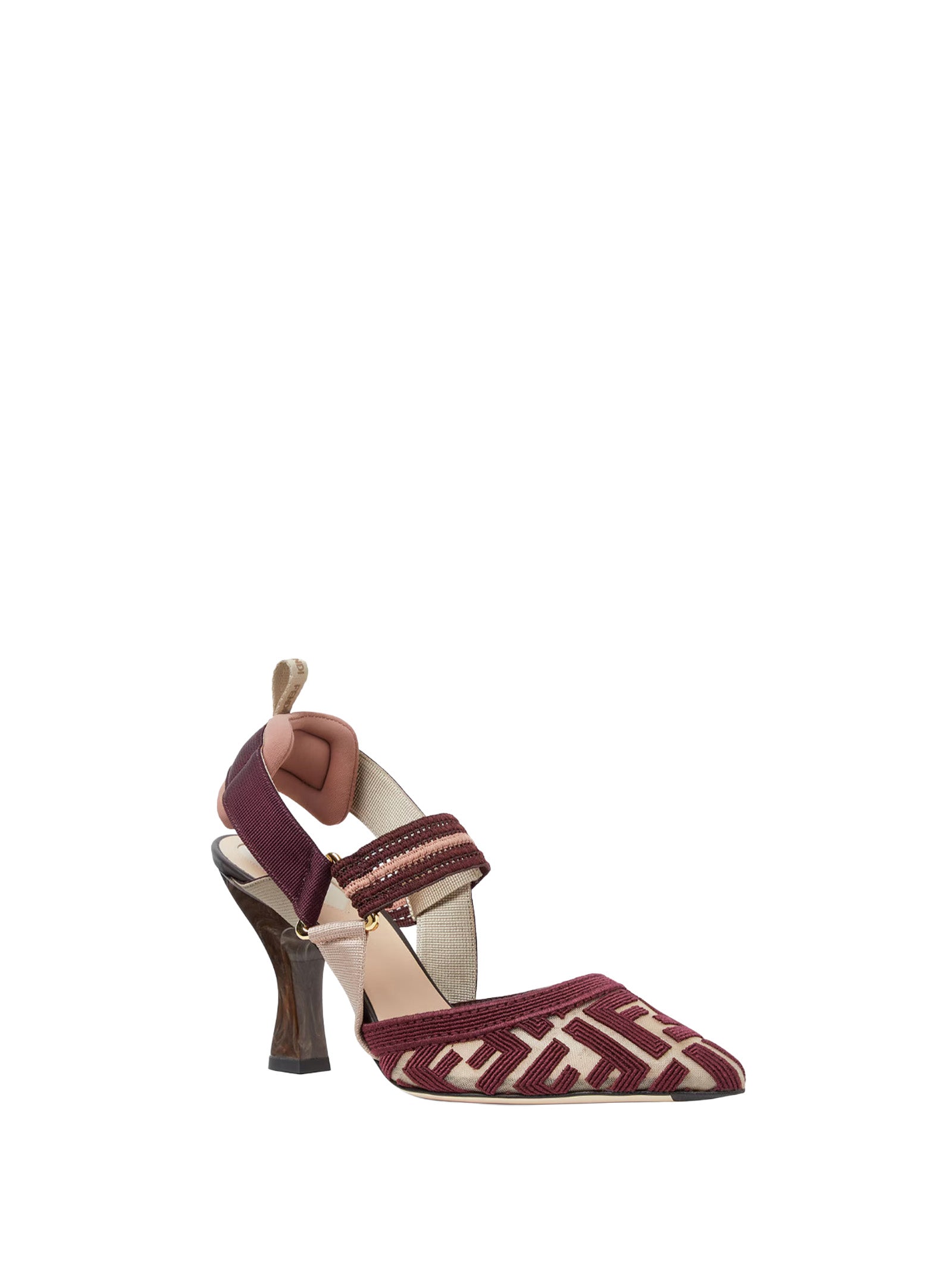Fendi With Heel Nudo Plum Pa+interno:pa