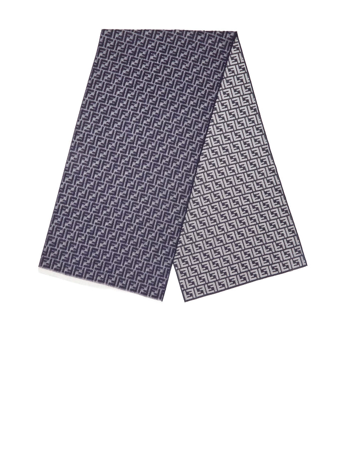 Fendi Scarfs Grigio + Blu