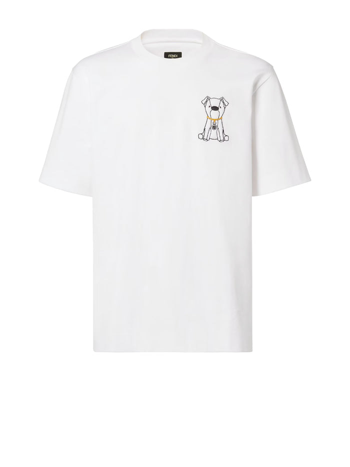 Fendi T-shirts and Polos White