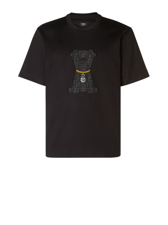 Fendi T-shirts and Polos Black