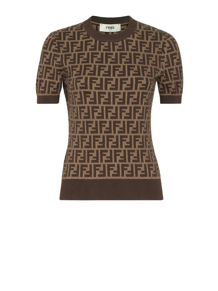 Fendi Sweaters Tobacco