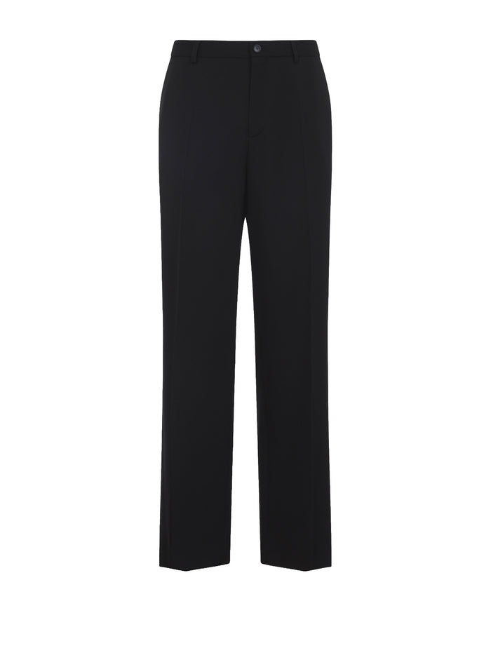 Balenciaga Trousers Black Wool