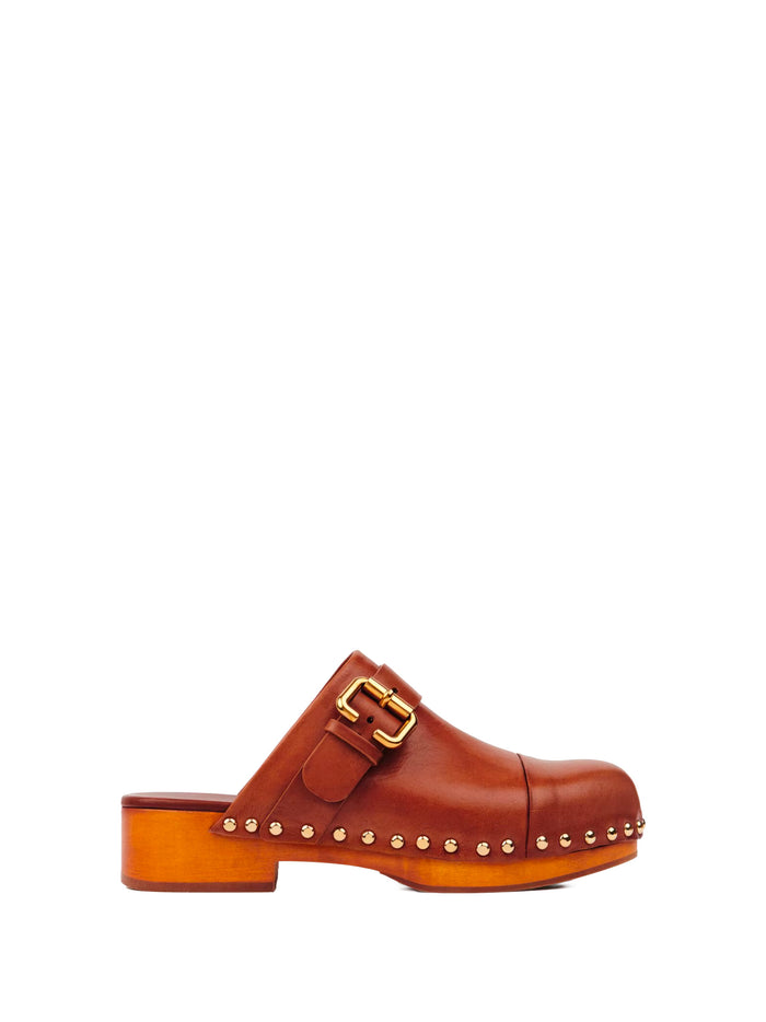 Chloè Sandals Ginger Brown Leather