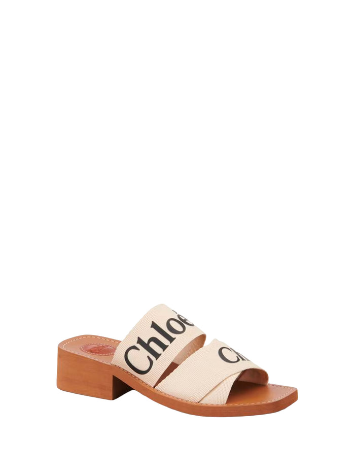 Chloè Sandals White Leather