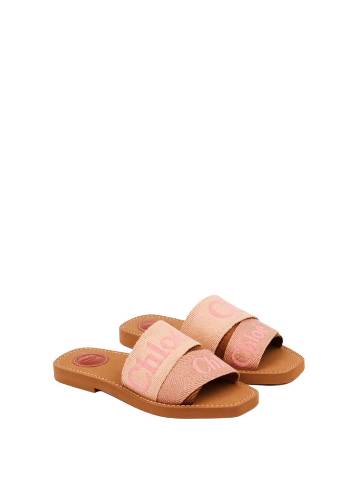 Chloè Sandals Rosewood Brown Leather