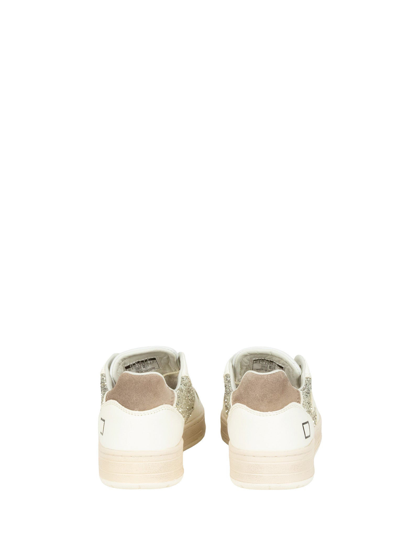 D.A.T.E. Sneakers Glitter Platinum