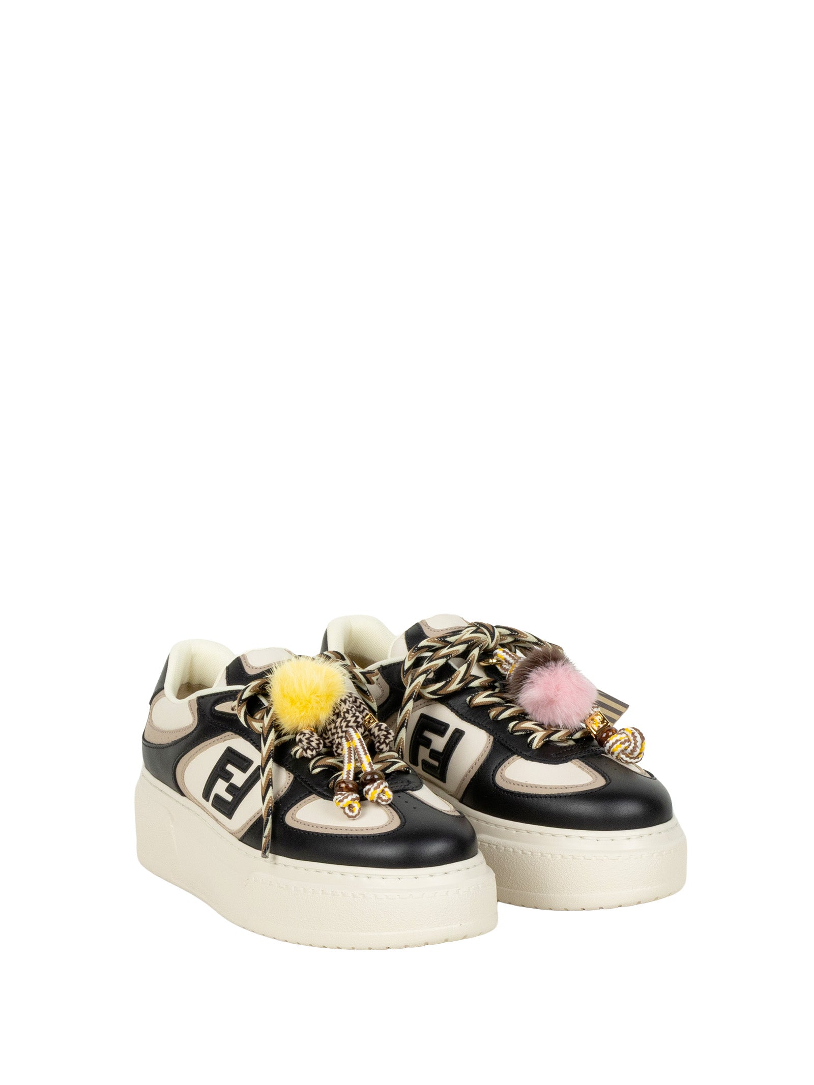 Fendi Sneakers Black Vit+vis+interno:vit