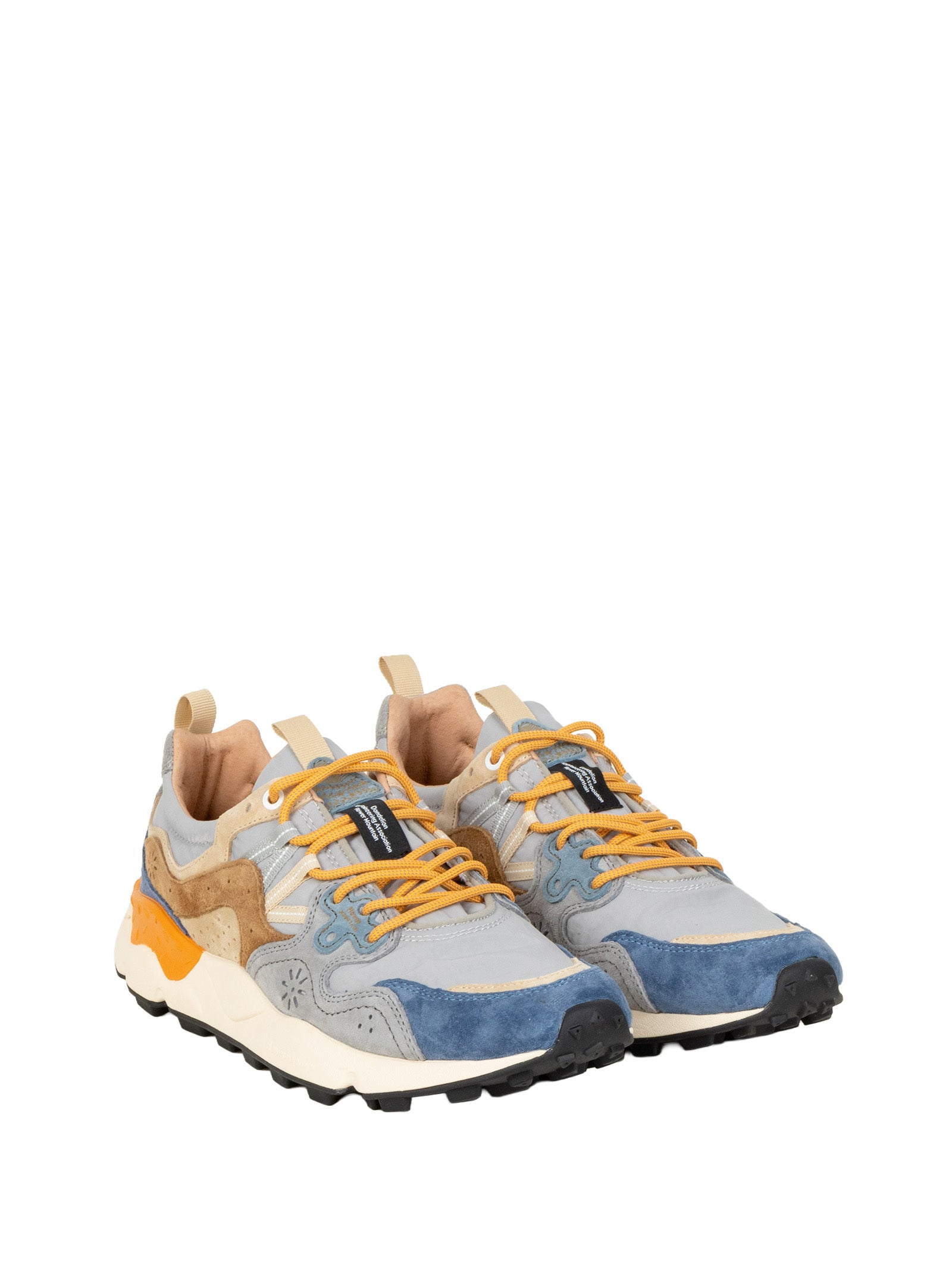 Flower Mountain Sneakers Dark Grey Cuoio