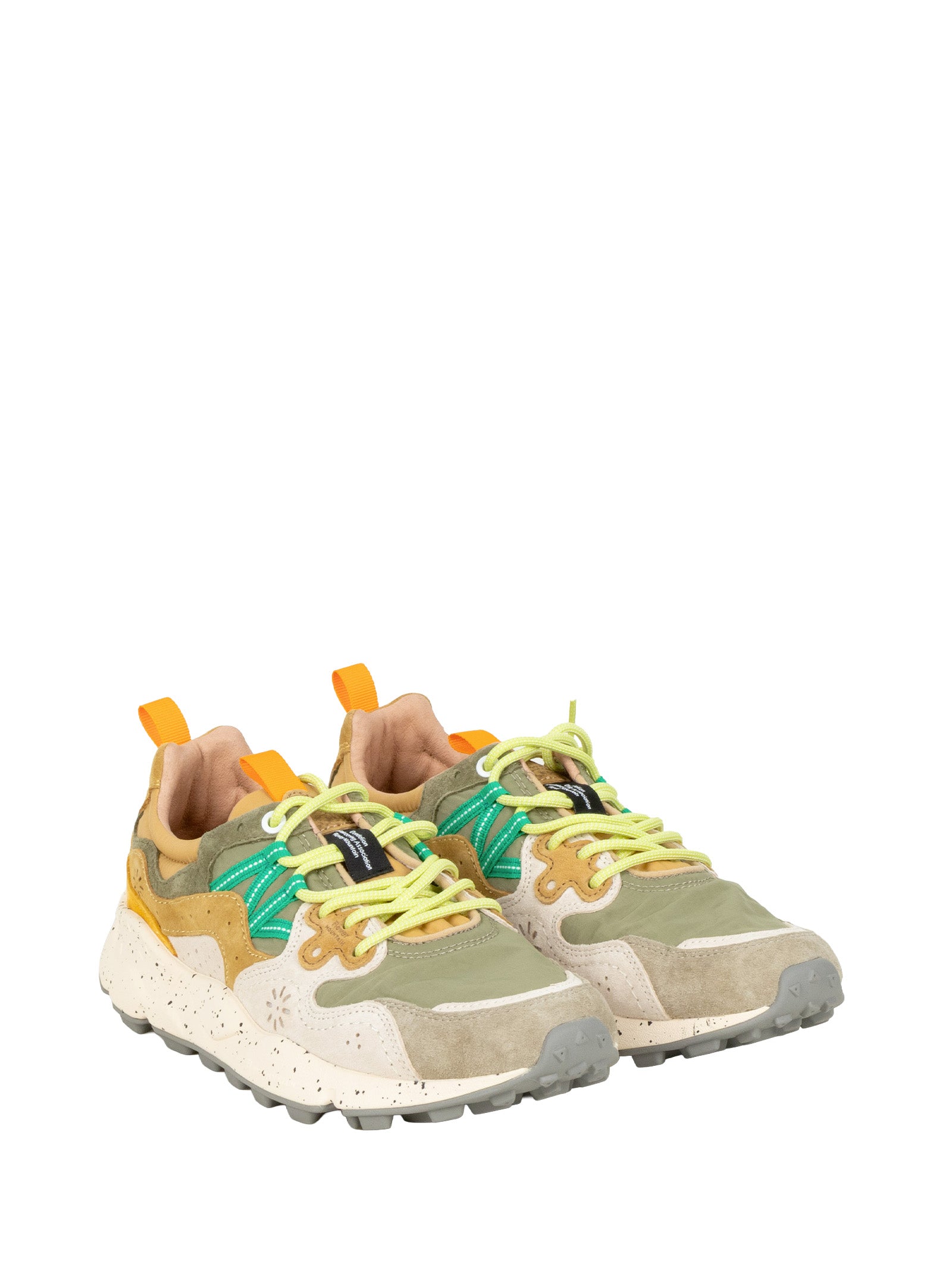 Flower Mountain Sneakers Grey White Taupe