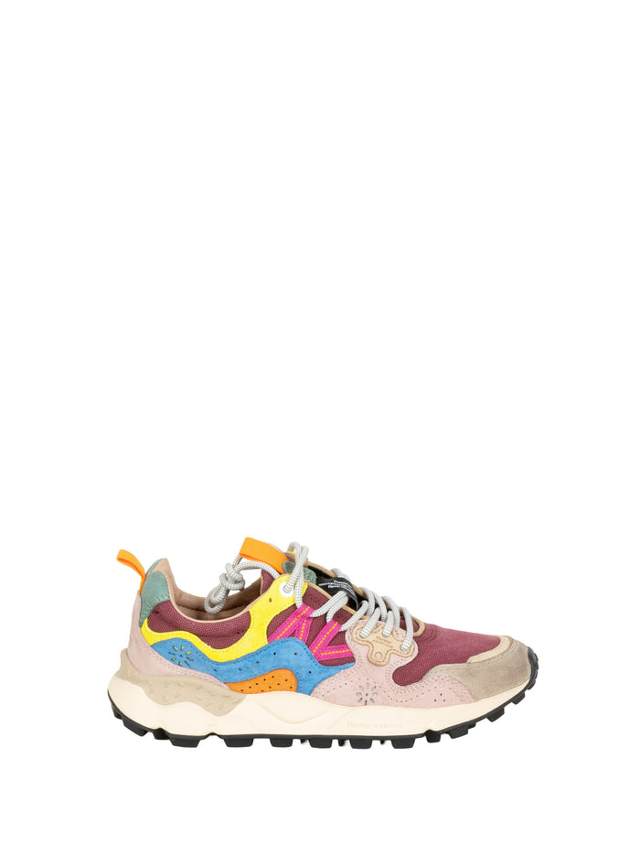 Flower Mountain Sneakers Taupe Brown Azure