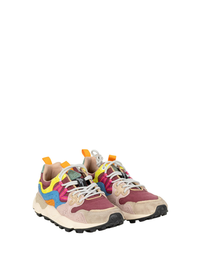Flower Mountain Sneakers Taupe Brown Azure