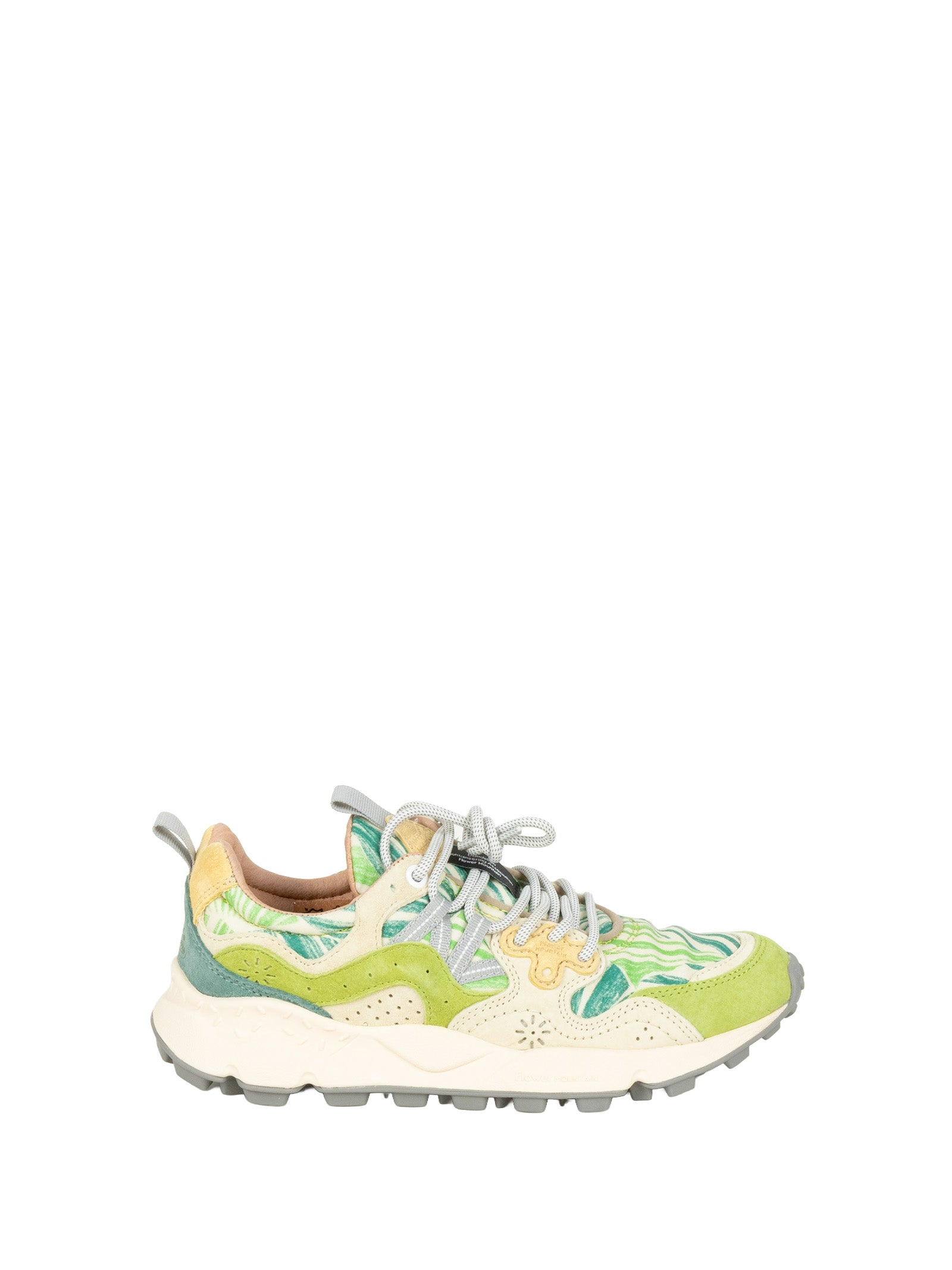 Flower Mountain Sneakers Paint Lime