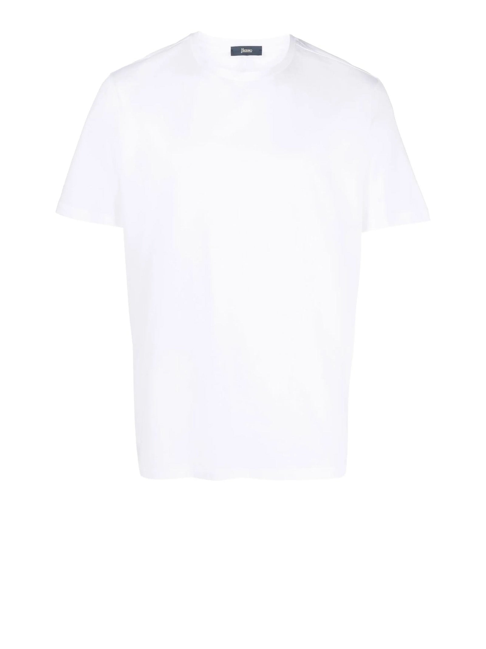 Herno T-shirts and Polos White Cotton Elastane