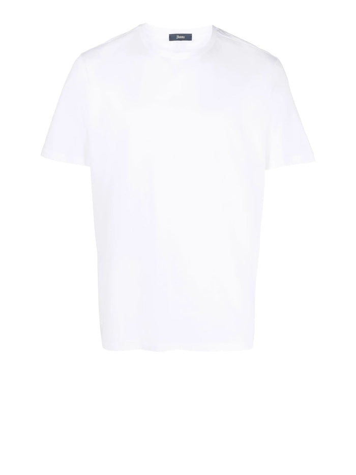 Herno T-shirts and Polos White Cotton Elastane