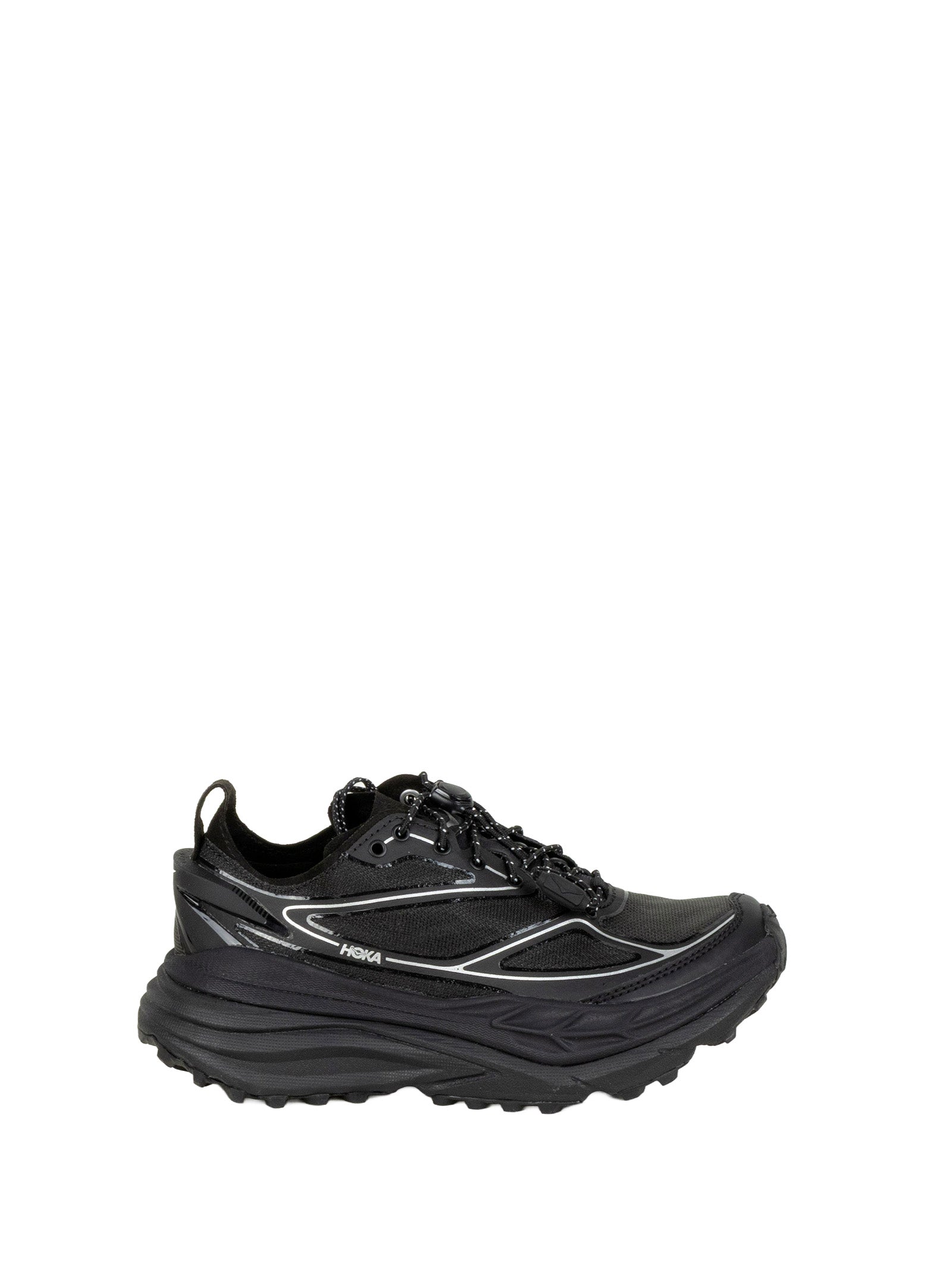 Hoka Sneakers Black Textiel Rubber