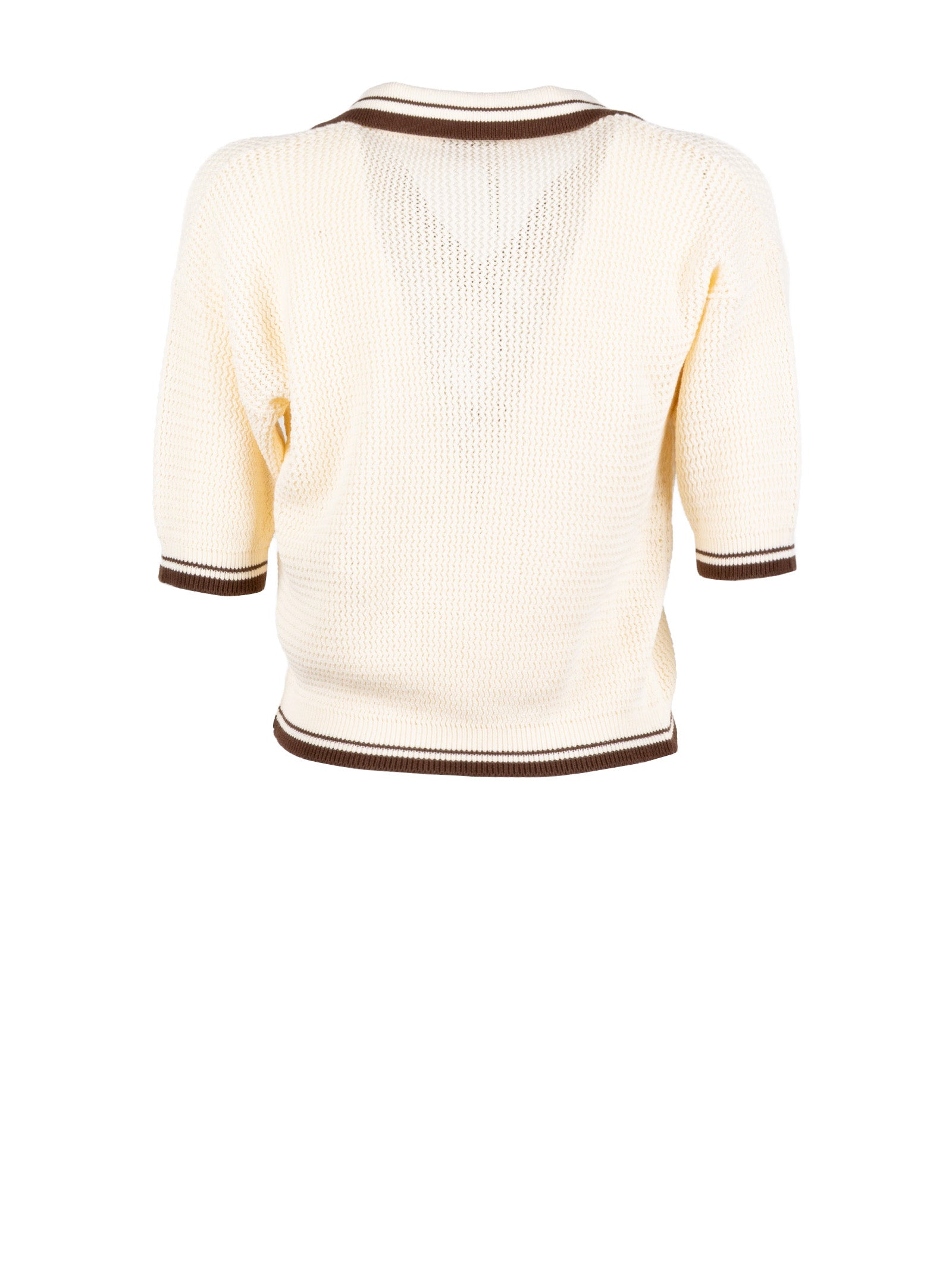 Marella T-Shirts And Polos Crema Marrone