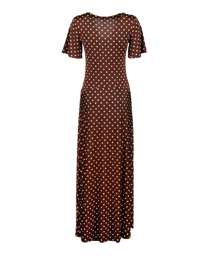 Marella Skirts Marrone Pois