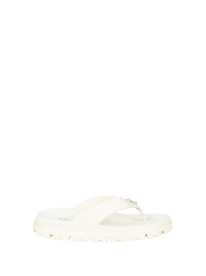 Prada Sandals Ivory Ethylene-vinyl Acetate