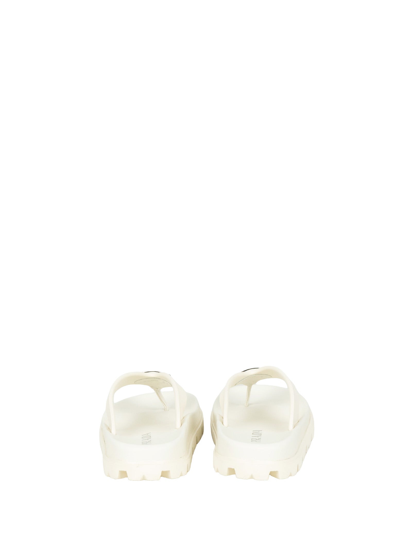 Prada Sandals Ivory Ethylene-vinyl Acetate