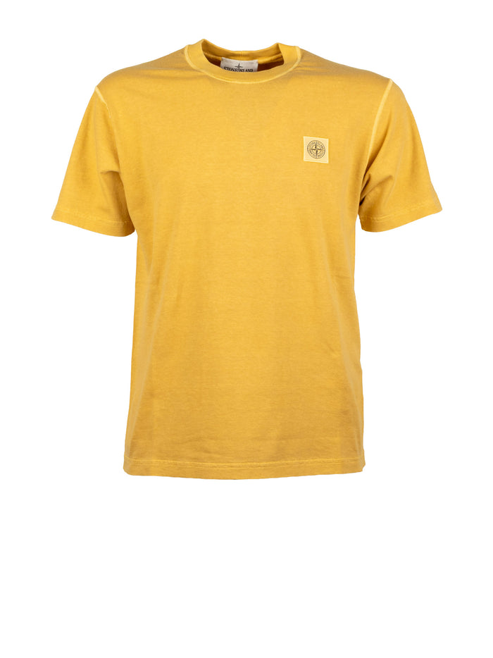 Stone Island T-shirts and Polos Mustard Cotone