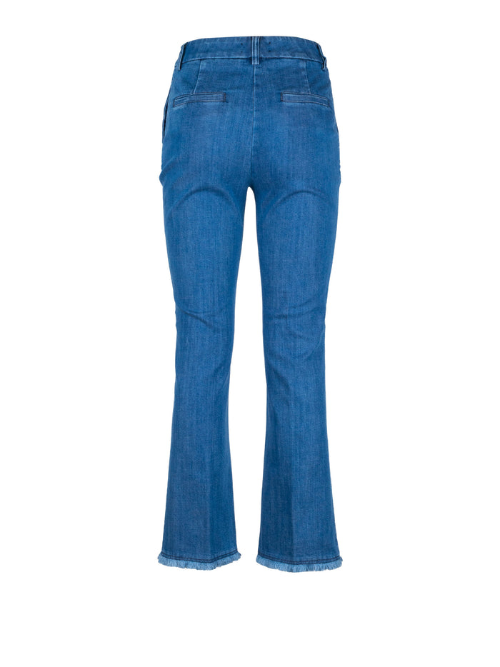 Via Masini 80 Trousers Blu Chiaro Delave