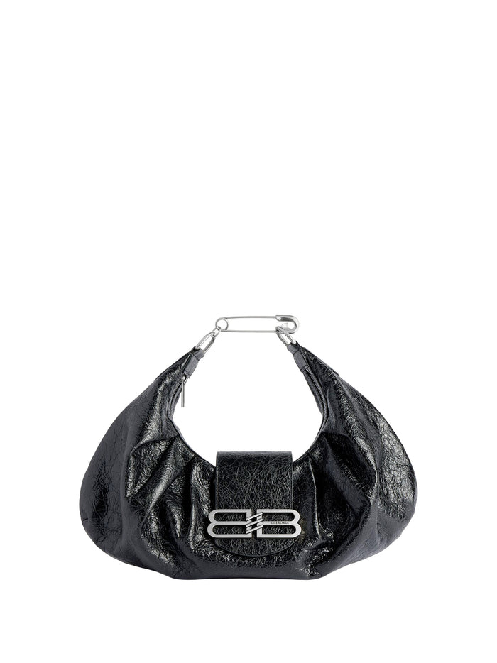 Balenciaga Bags Black Lamb Leather