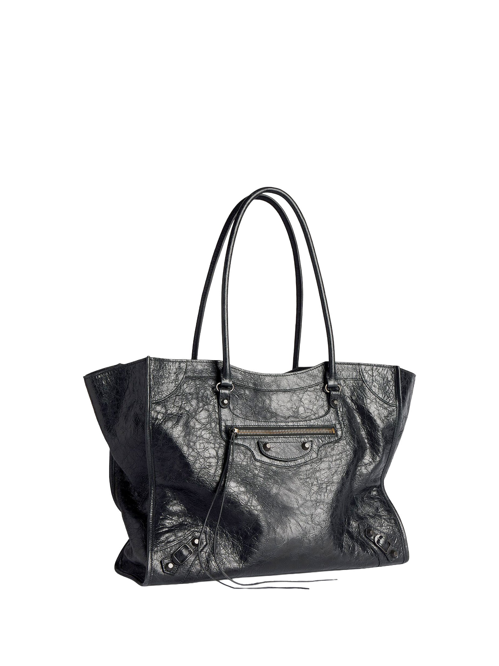 Balenciaga Bags Black Lamb Leather