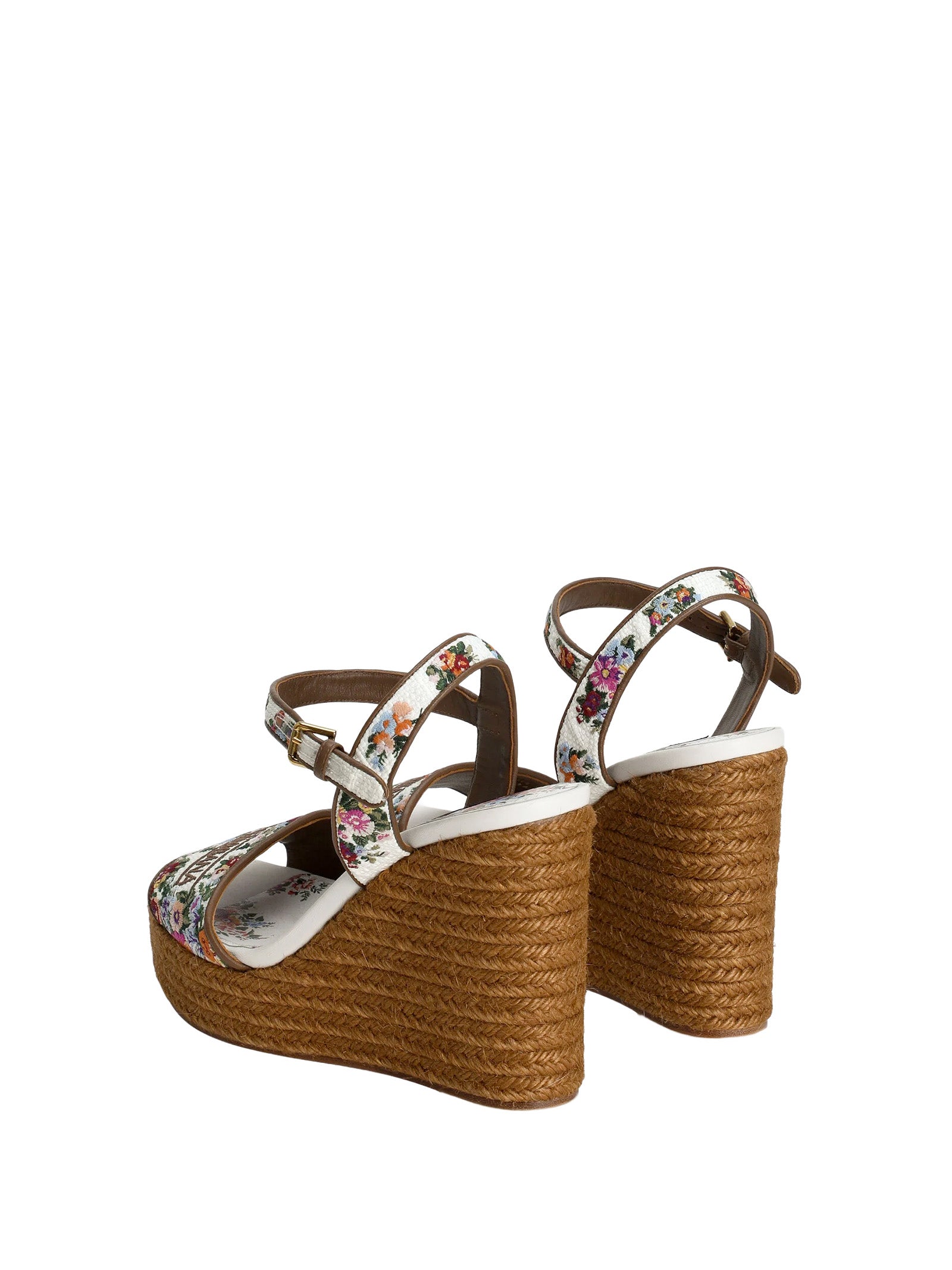 Dolce & Gabbana Flat shoes Bianco Multi Leather