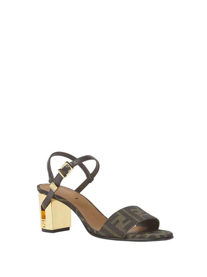 Fendi Sandals Tabacco Nero