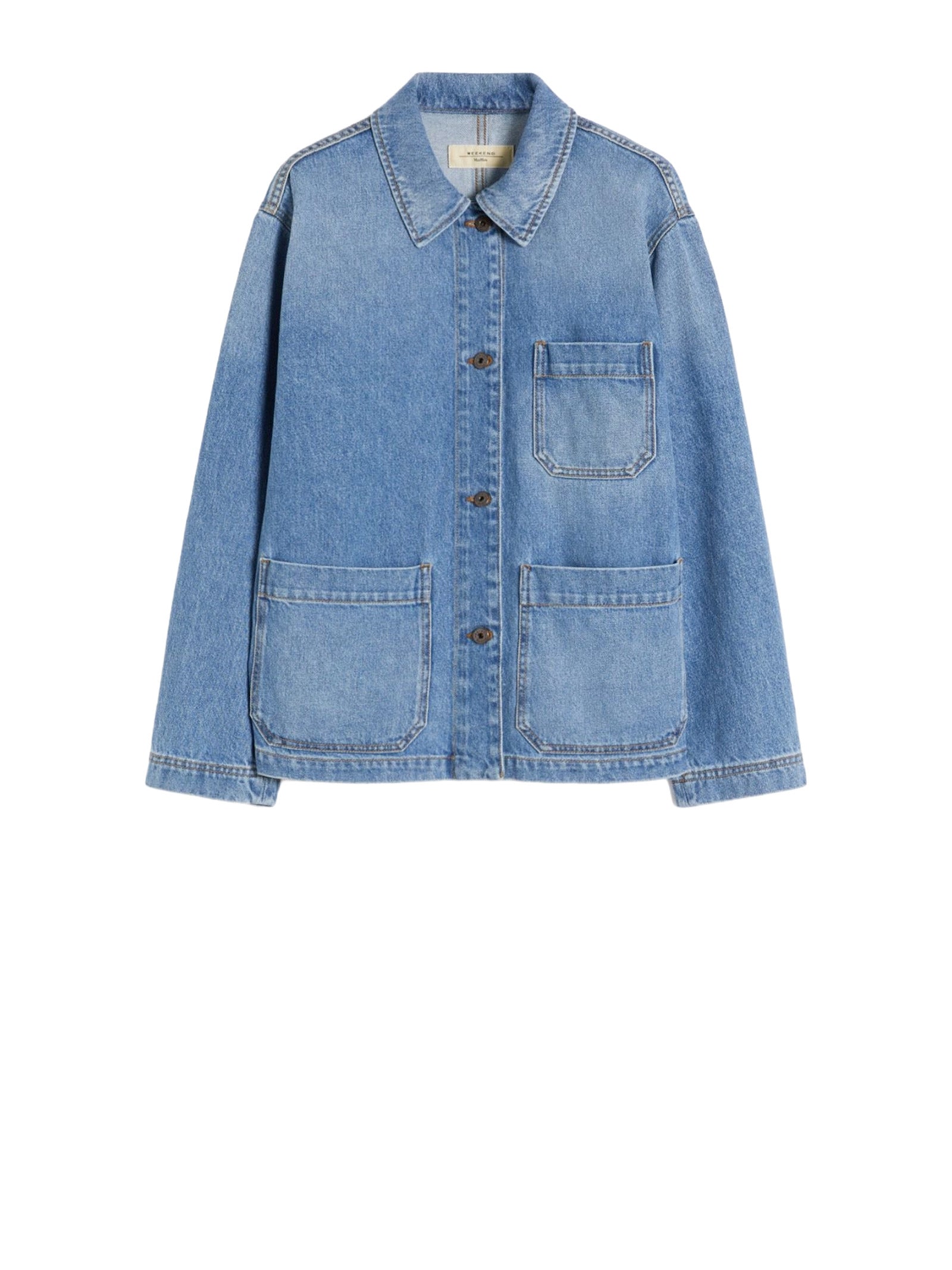 Max Mara Weekend Jackets Indaco Chiaro Cotone