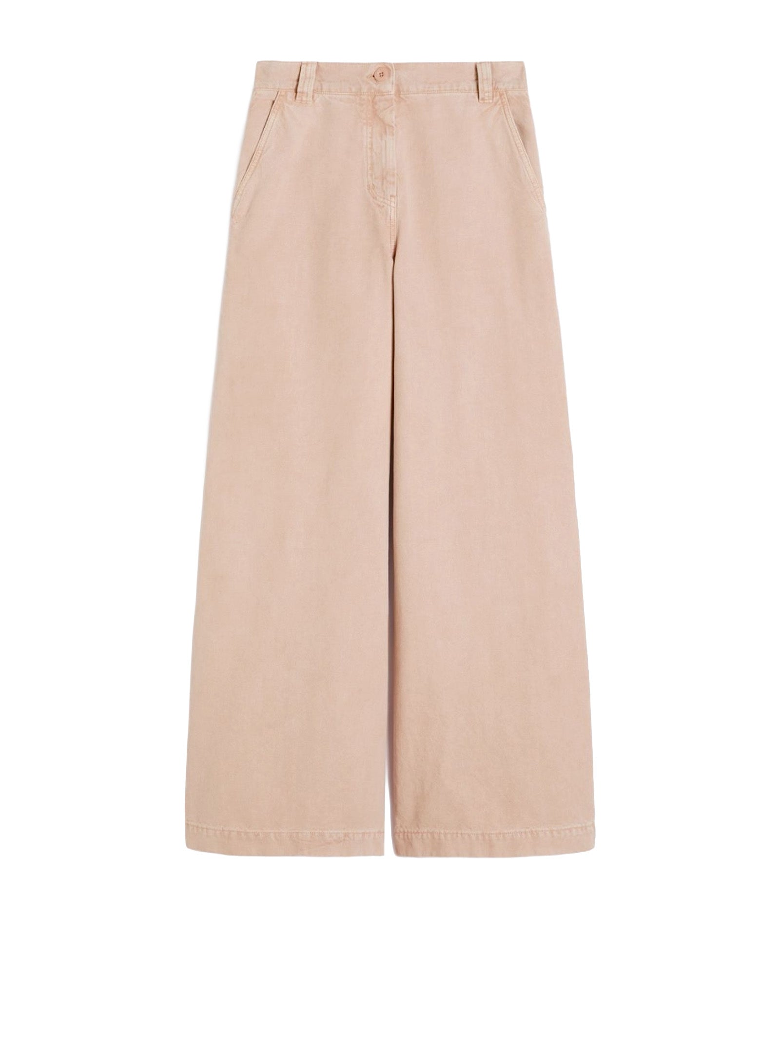 Max Mara Weekend Trousers Pink Cotone