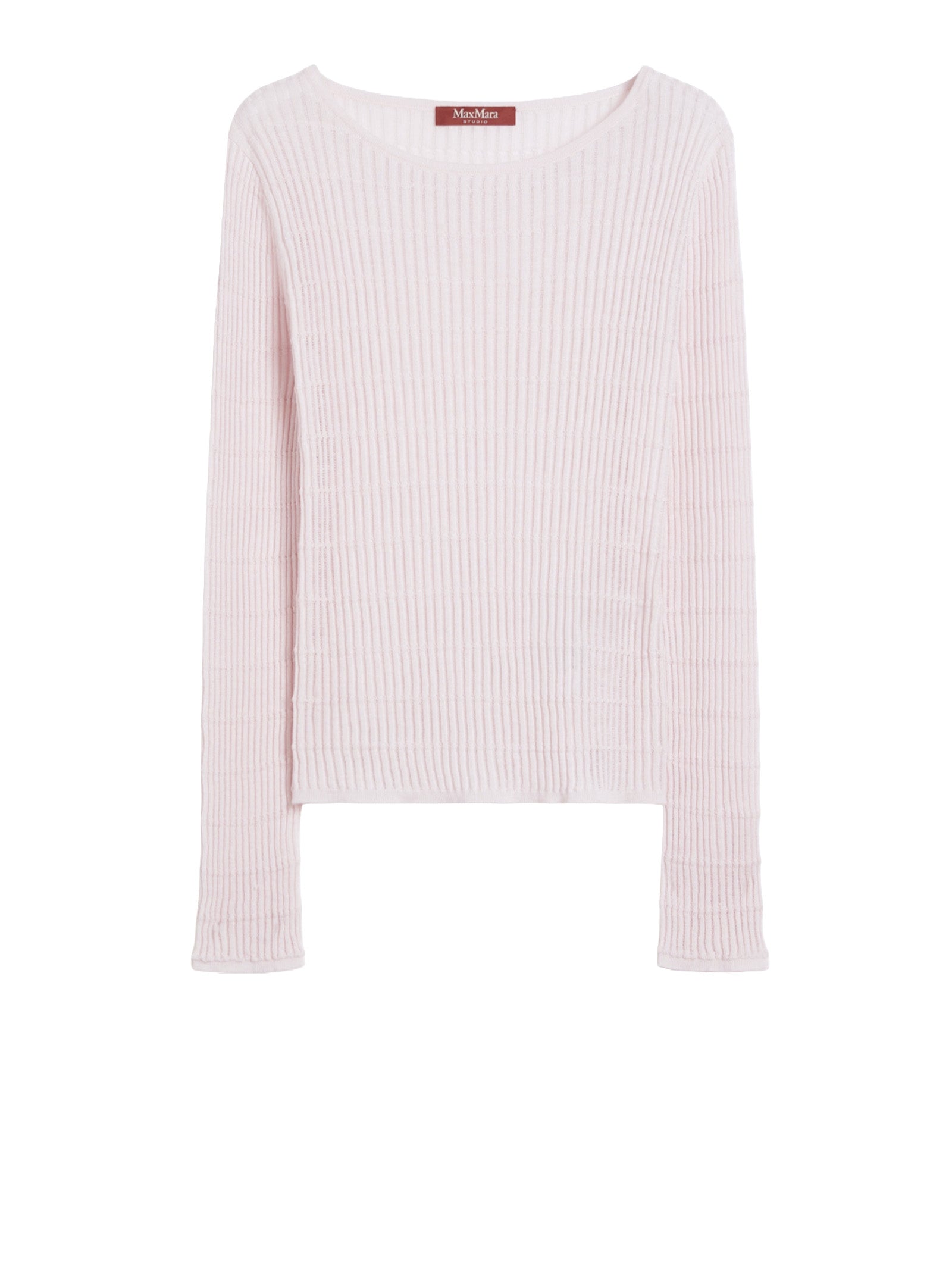 Max Mara Studio Sweaters Pink In Maglia Seta