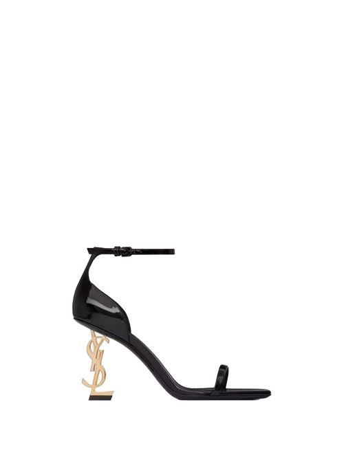 Saint Laurent Sandals Black Calf Leather