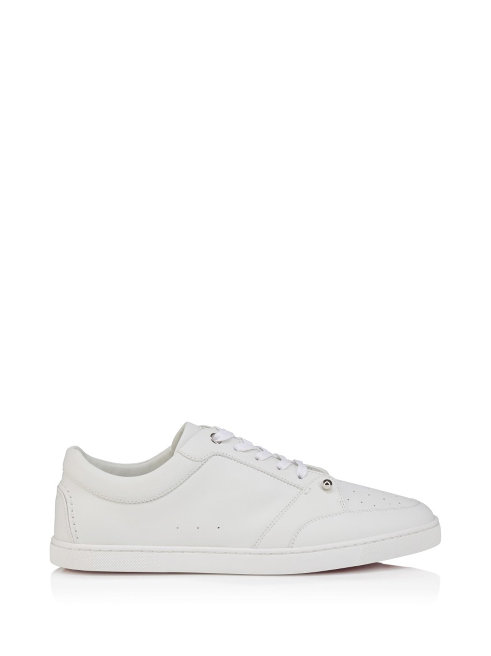 LOUBOUTIN Sneakers White Calf Leather