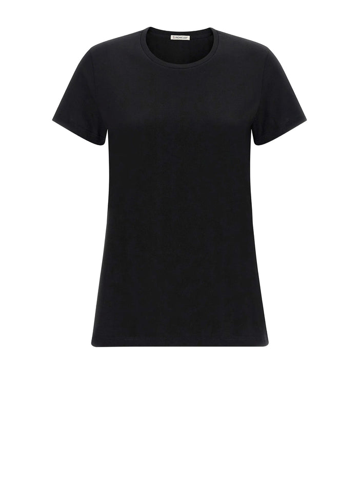 Moncler T-shirts and Polos Black Cotton