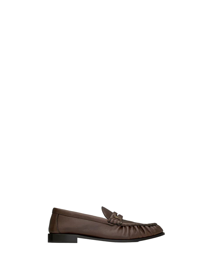 Saint Laurent Sandals Paris Brown Calf Leather