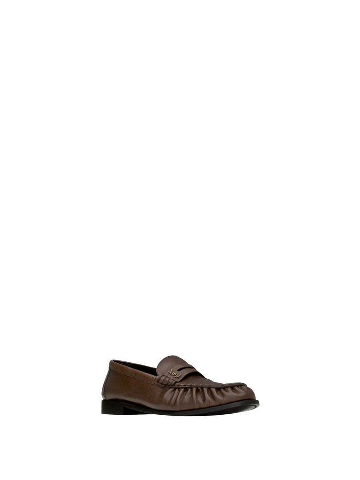 Saint Laurent Sandals Paris Brown Calf Leather