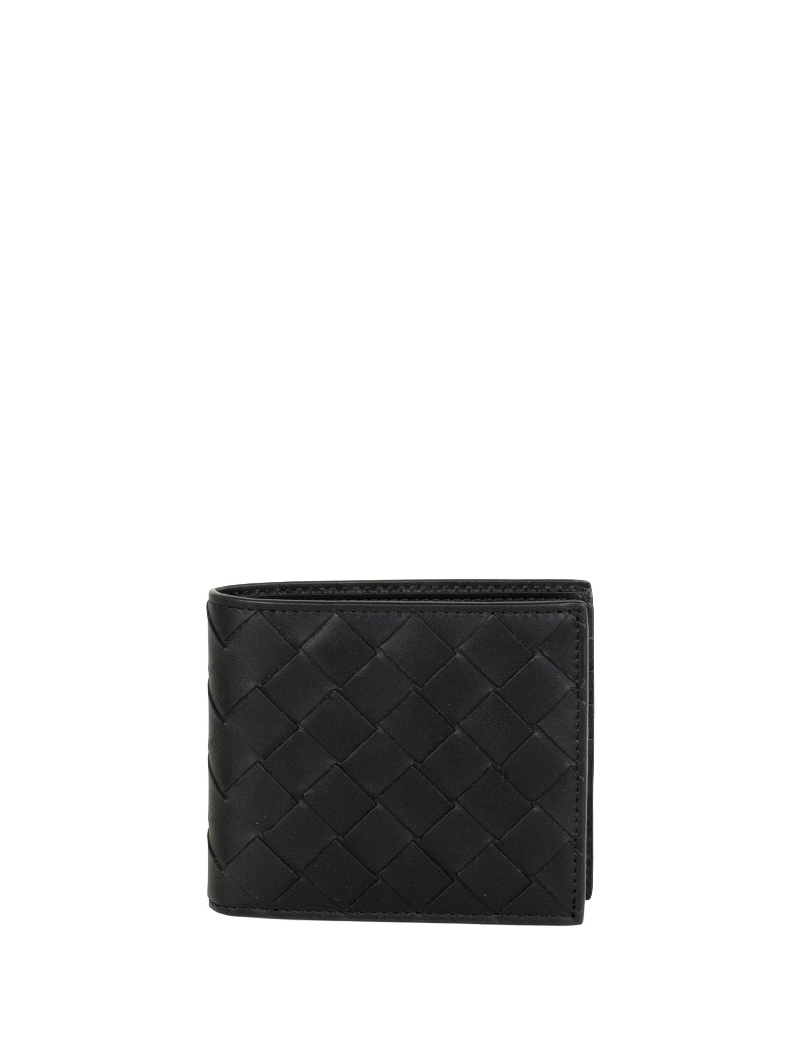 Bottega Veneta Wallets Black Calf Leather