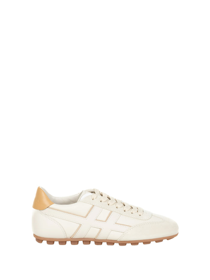 Hogan Sneakers Panna Beige Leather