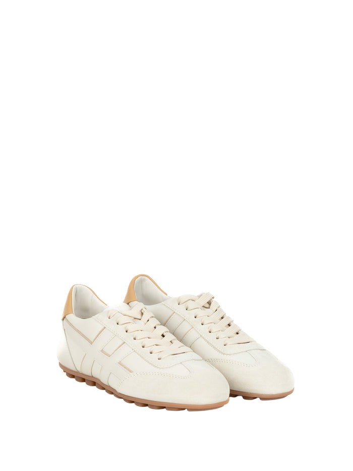 Hogan Sneakers Panna Beige Leather