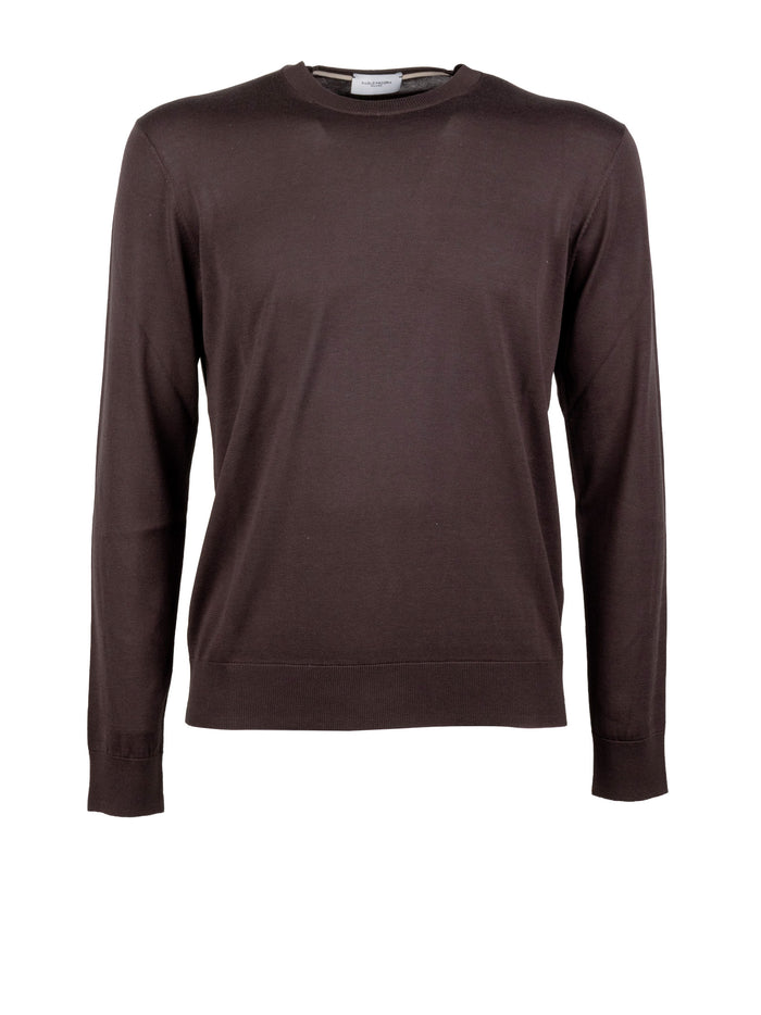 Paolo Pecora Sweaters Marrone Scuro