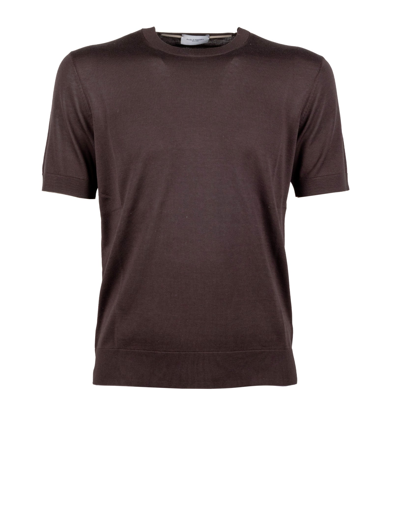Paolo Pecora T-shirts and Polos Marrone Scuro