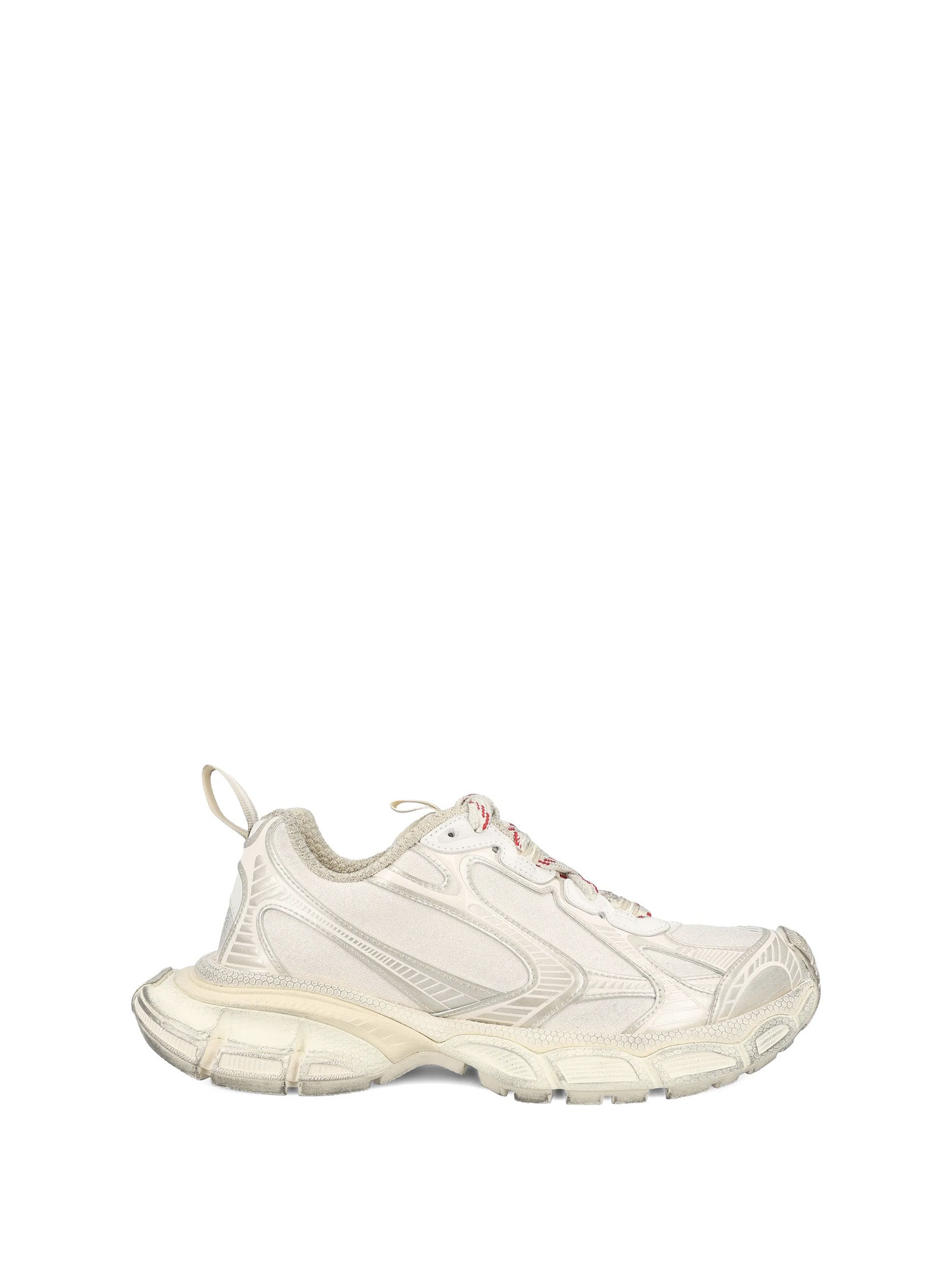 Balenciaga Sneakers Beige Mix / Red Polyurethane Polyester