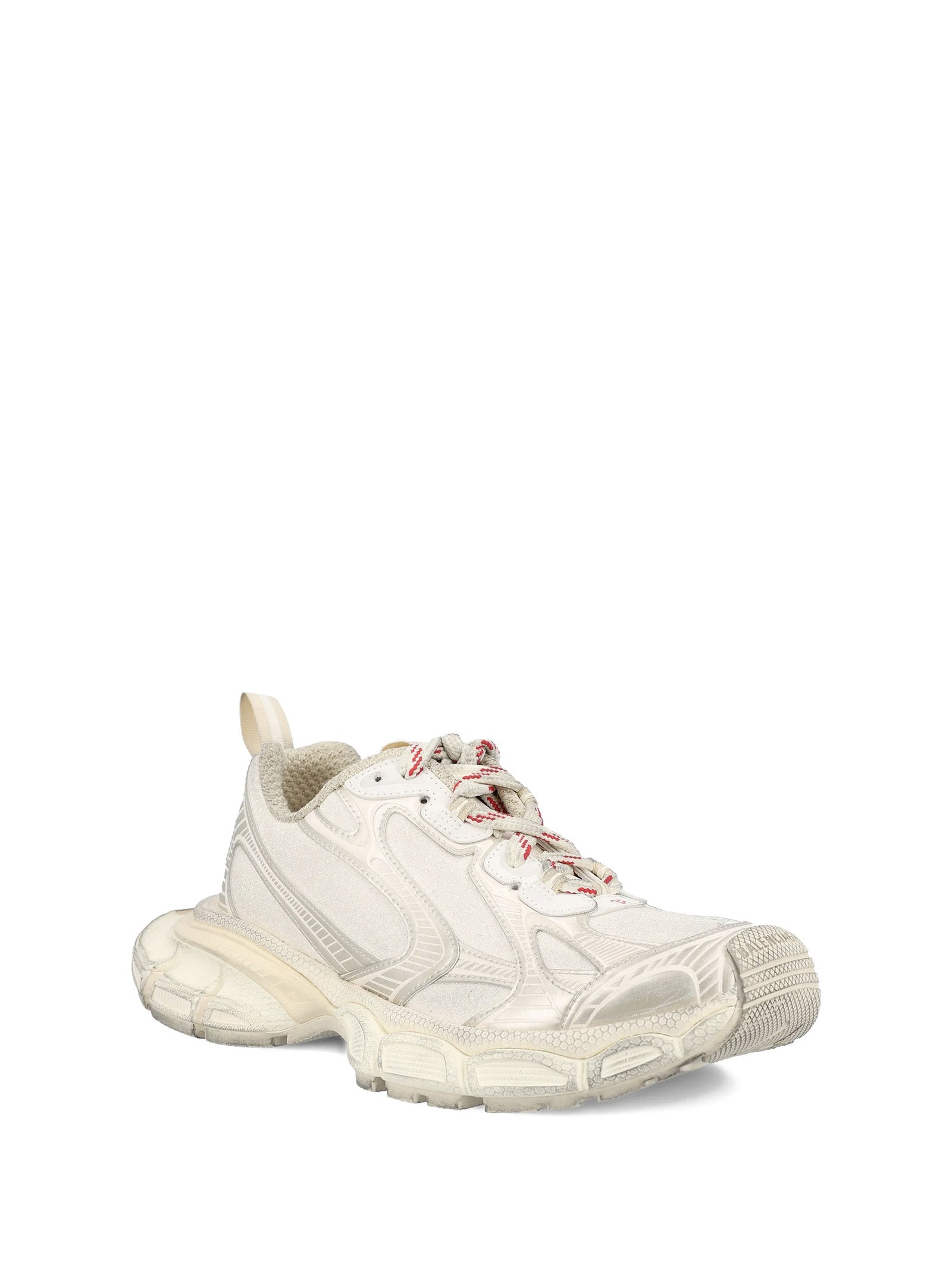 Balenciaga Sneakers Beige Mix / Red Polyurethane Polyester