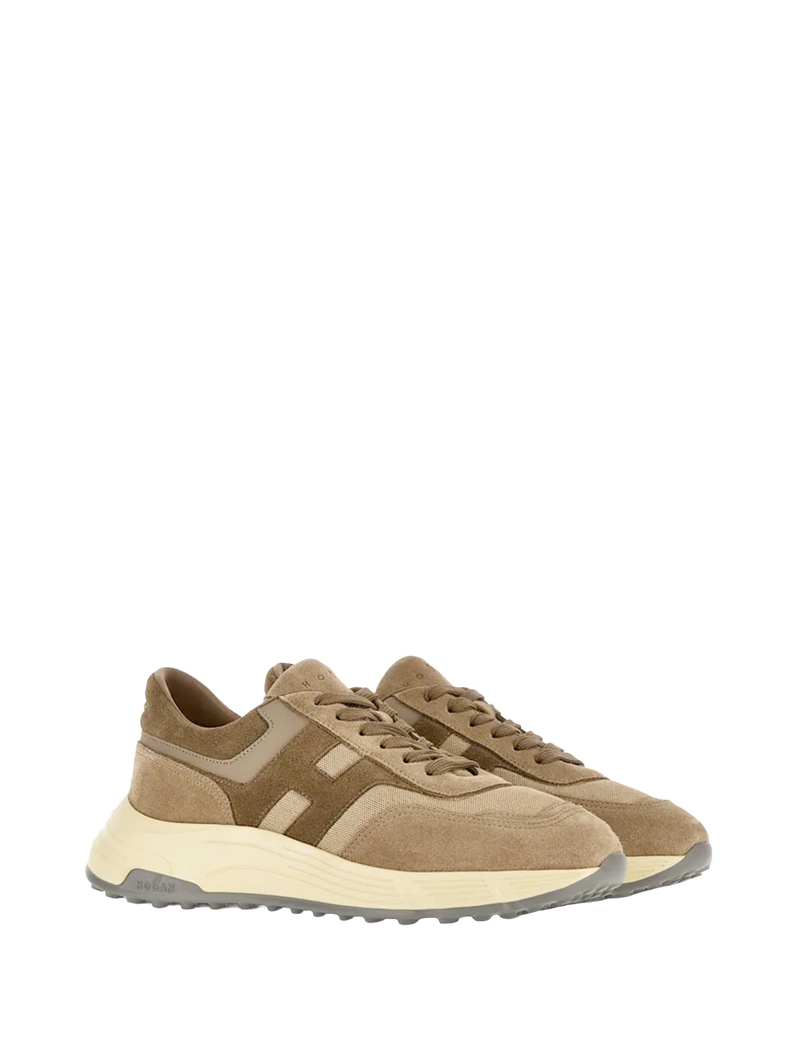 Hogan Sneakers Beige Leather