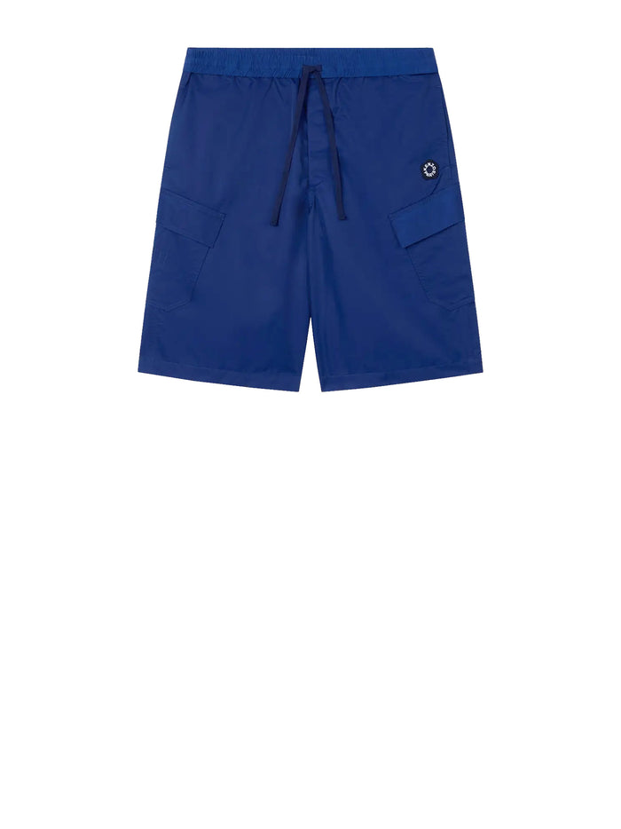 Kenzo Shorts Deep Sea Blue Polyamide Polyester